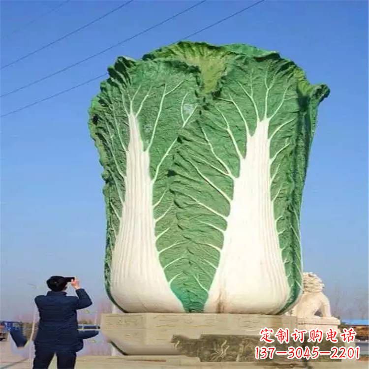 济南大型白菜(百财)雕塑摆件