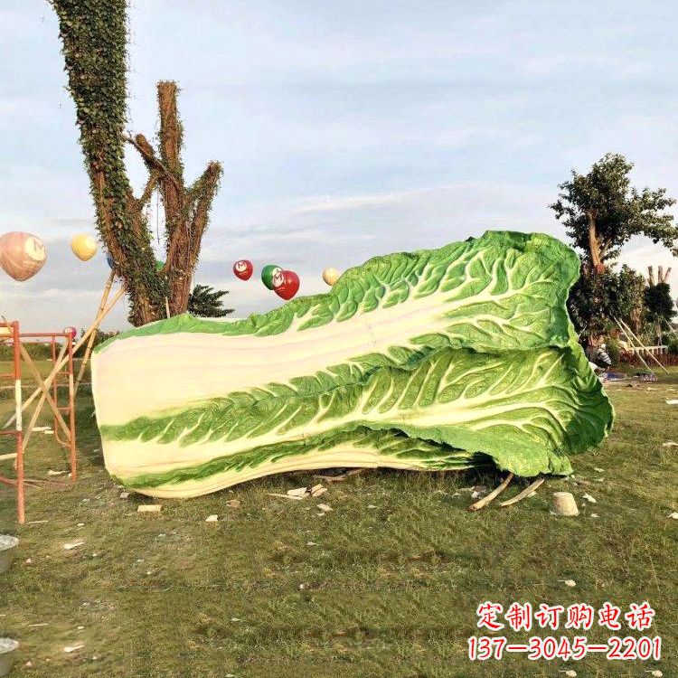 济南玉白菜雕塑