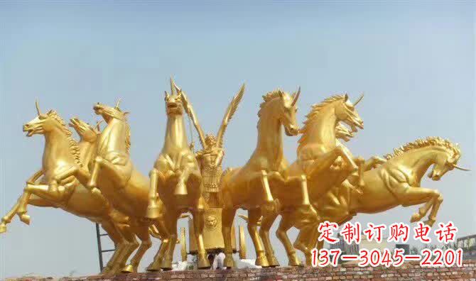 济南阿波罗战车铜雕