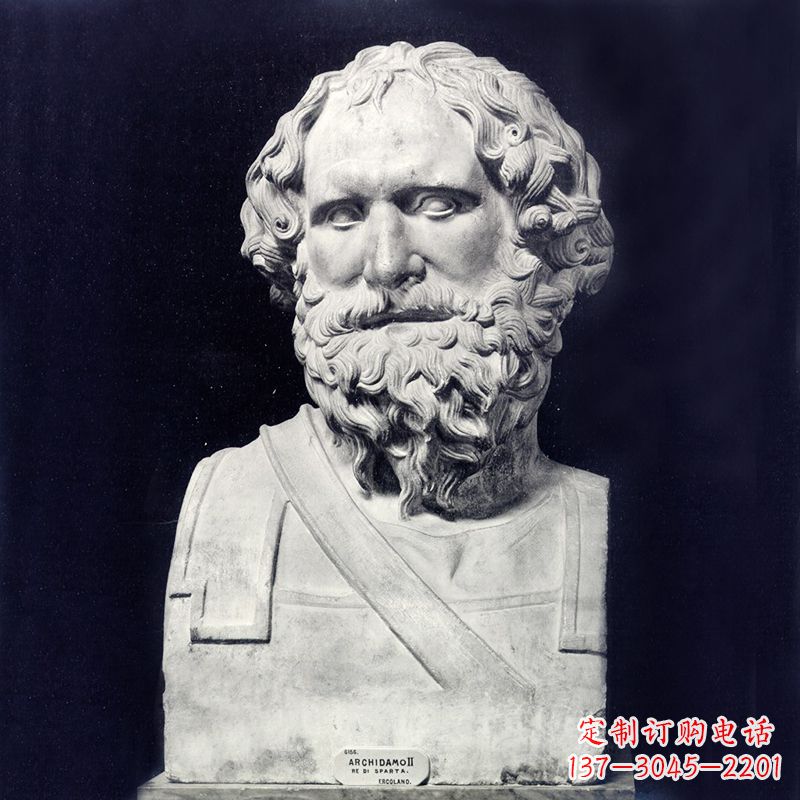 济南阿基米德石雕头像传承古典美学