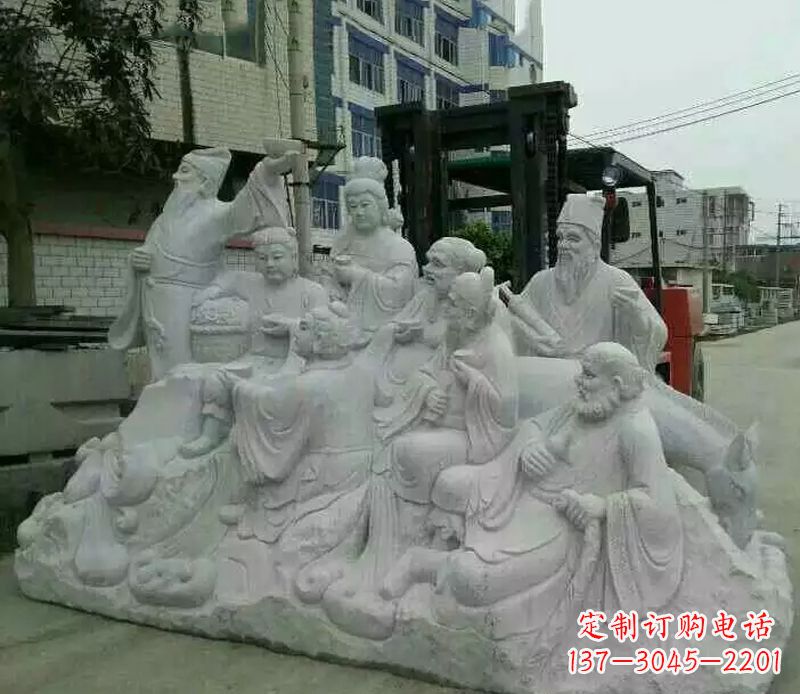 济南八仙过海石雕