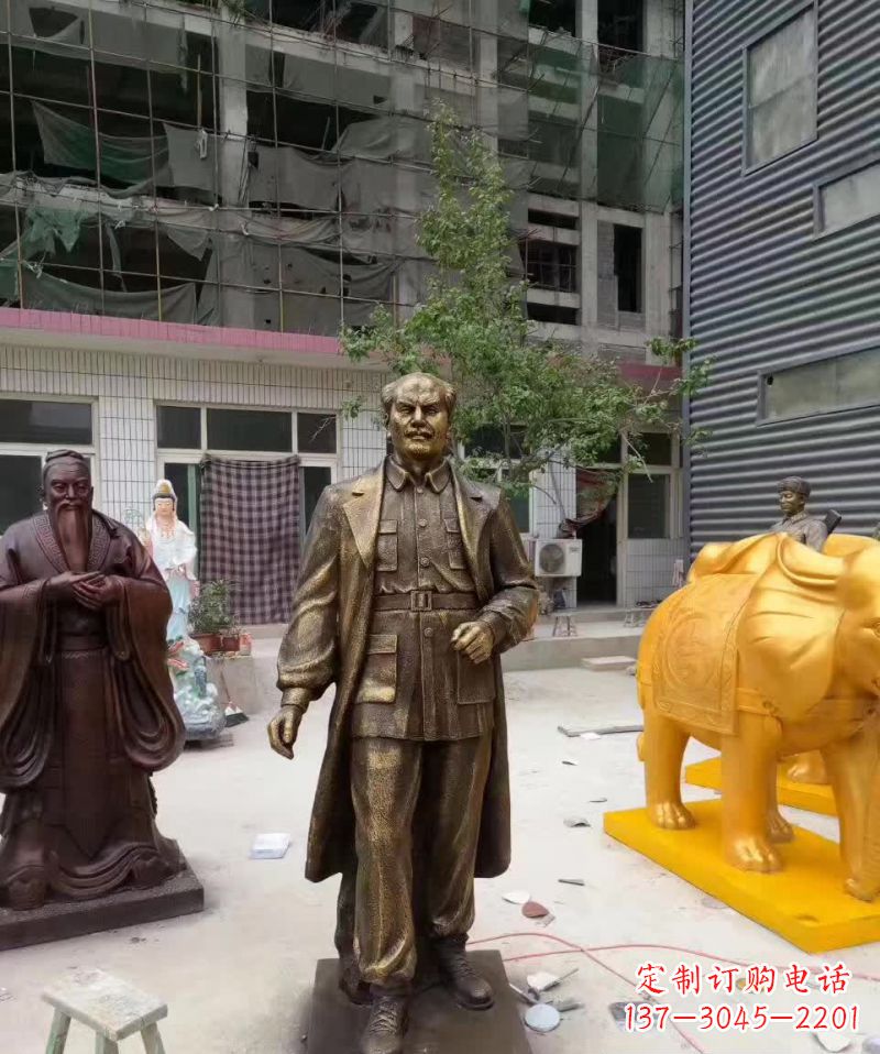 济南“白求恩”传奇人物铜雕