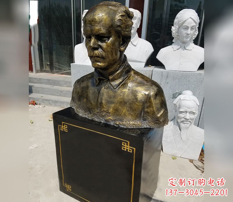 济南白求恩胸像荣耀中国历史精神