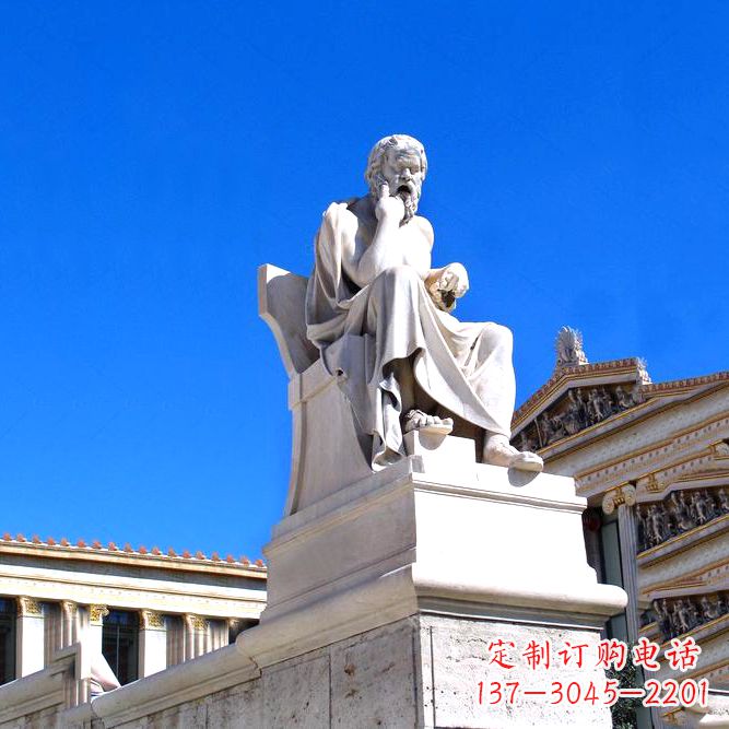 济南柏拉图大理石景观雕塑——完美融合现代城市文化与古典艺术