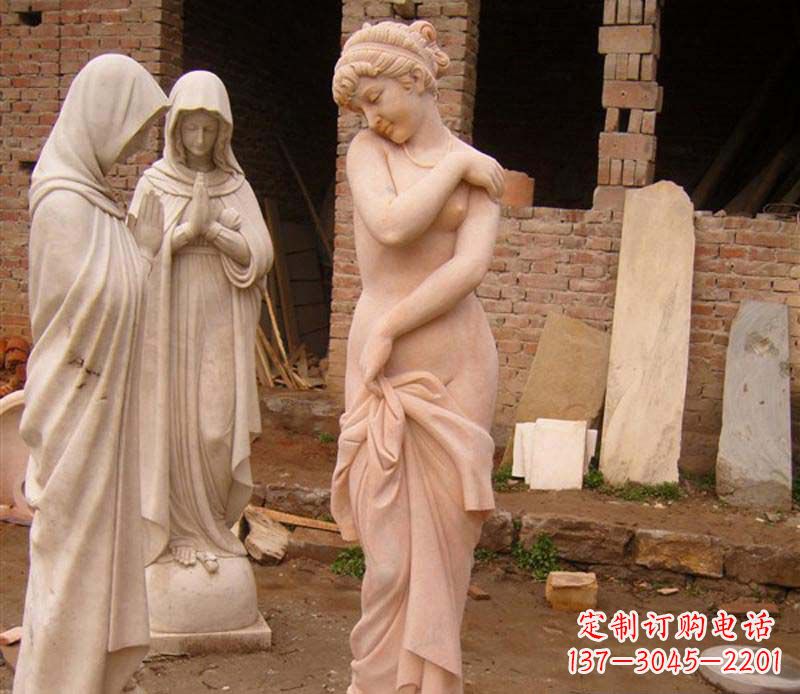 济南美丽的女人雕塑