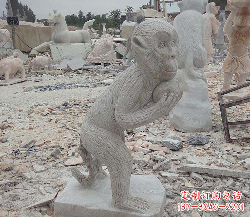 济南新猴子雕像,传承古老传说