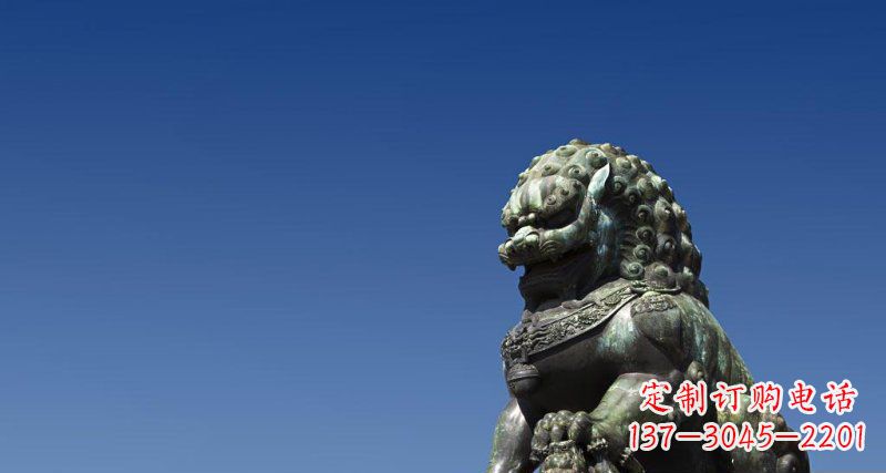 济南北京青铜狮子