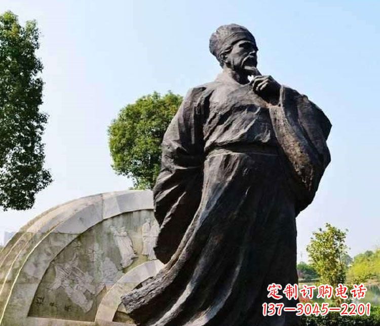 济南王安石铜雕精美限量版