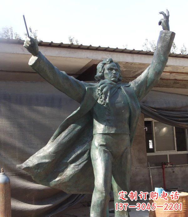 济南贝多芬广场西方名人铜雕