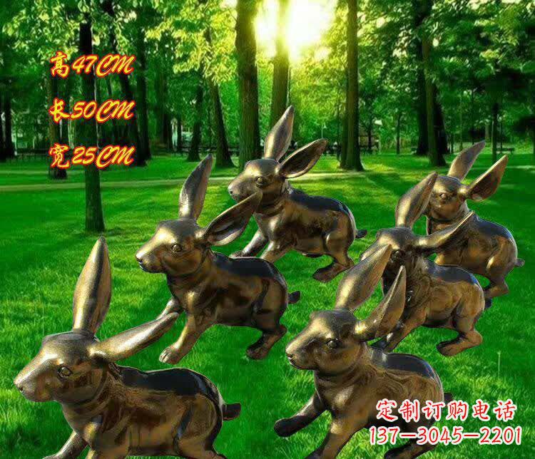 济南兔子雕塑——激情活力的象征