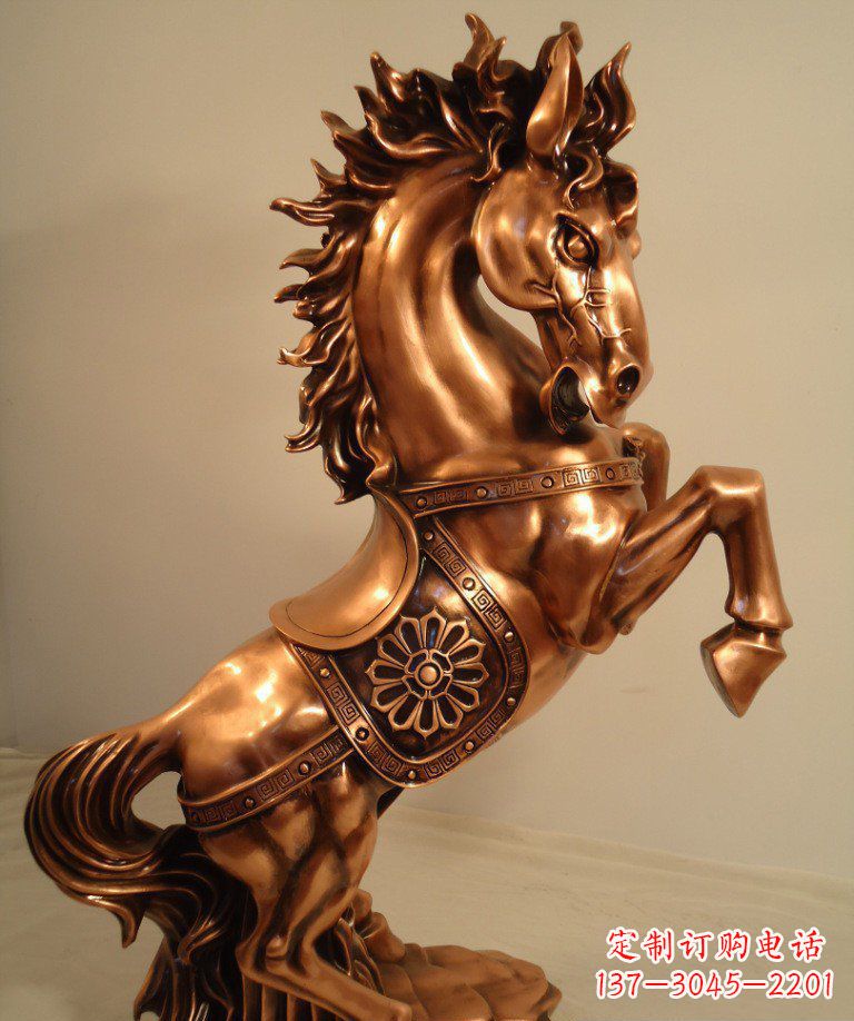济南精美的仿铜马雕塑
