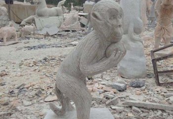 济南新猴子雕像，传承古老传说