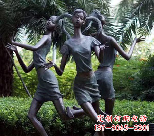 济南花篮铜雕