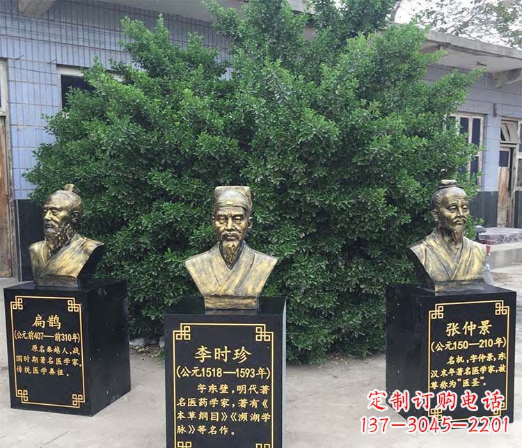 济南扁鹊之精美铜雕