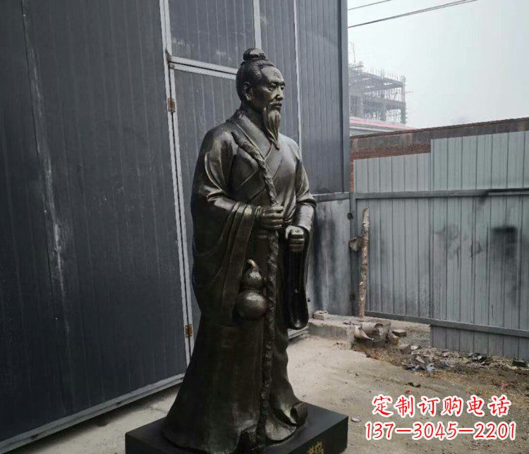 济南扁鹊名医铜雕摆件