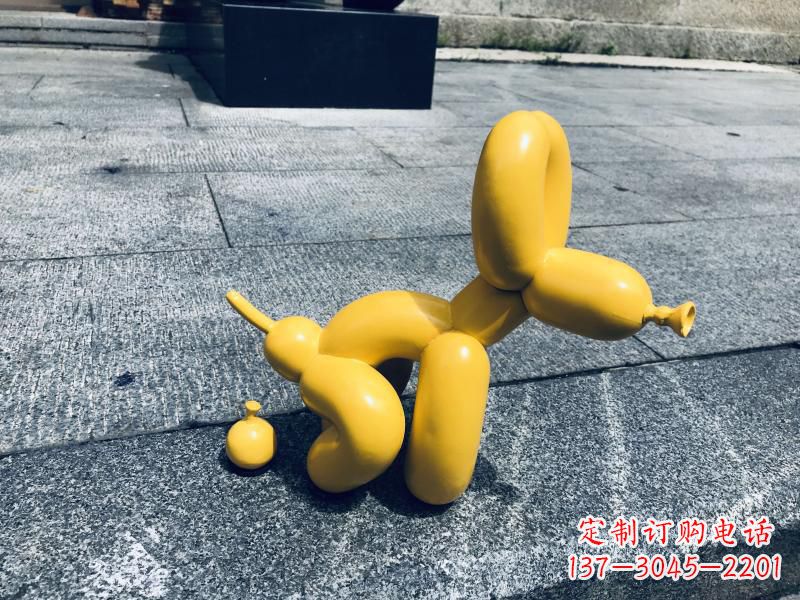 济南新颖创意的气球狗雕塑