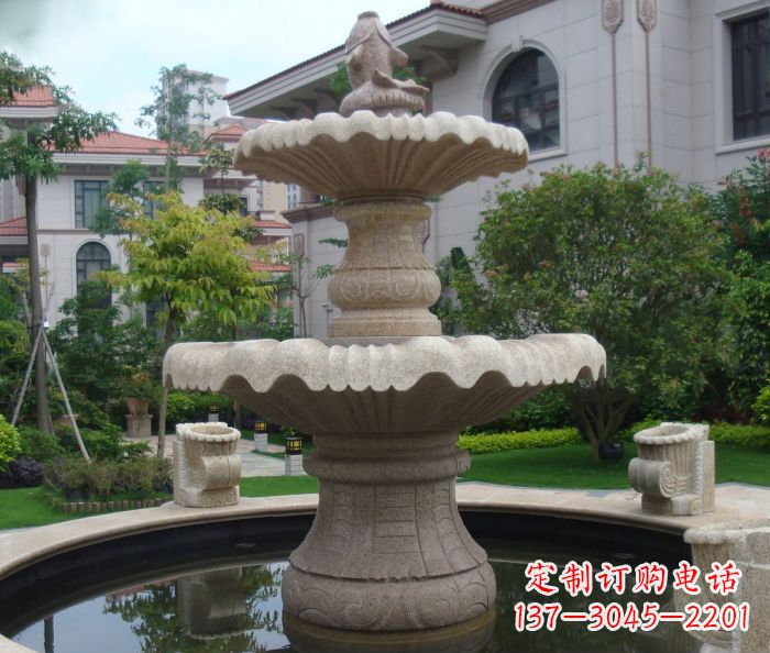 济南别墅景观欧式喷泉石雕 (3)