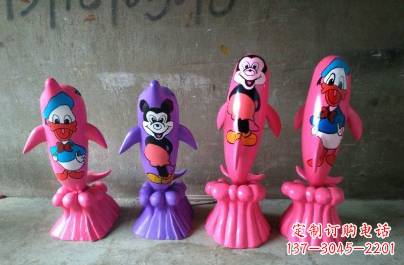 济南玻璃钢海豚雕塑把海洋之美带到你家