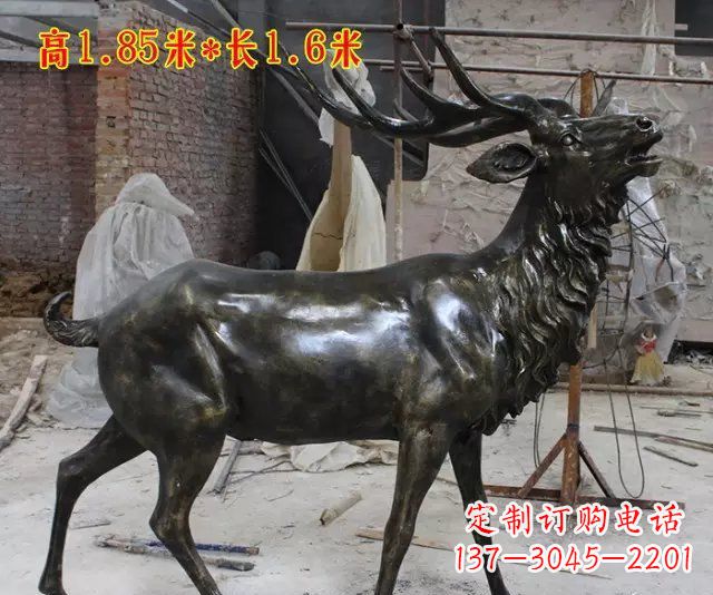 济南玻璃钢仿铜动物雕塑精美绝伦