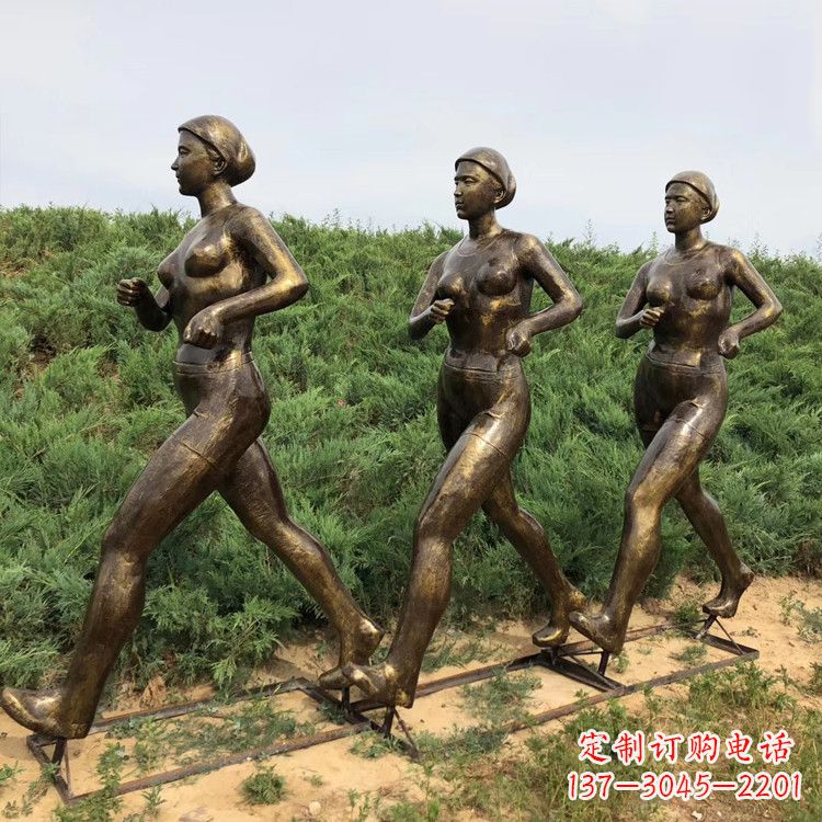 济南玻璃钢仿铜女人雕塑精致细腻的艺术品