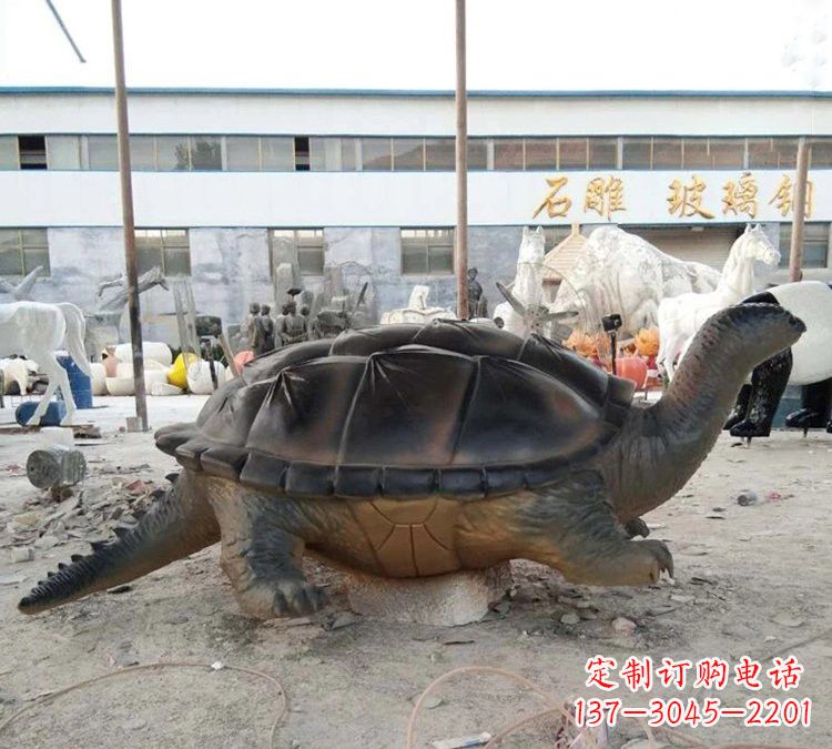 济南玻璃钢乌龟雕塑——精致美丽的艺术品