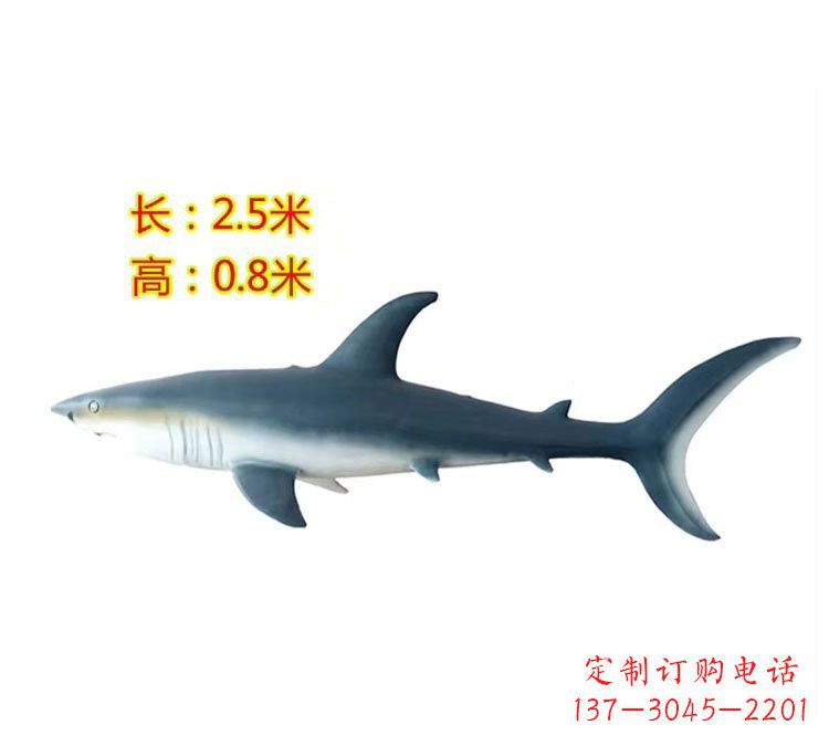济南玻璃钢鲨鱼雕塑令人惊叹的艺术精品