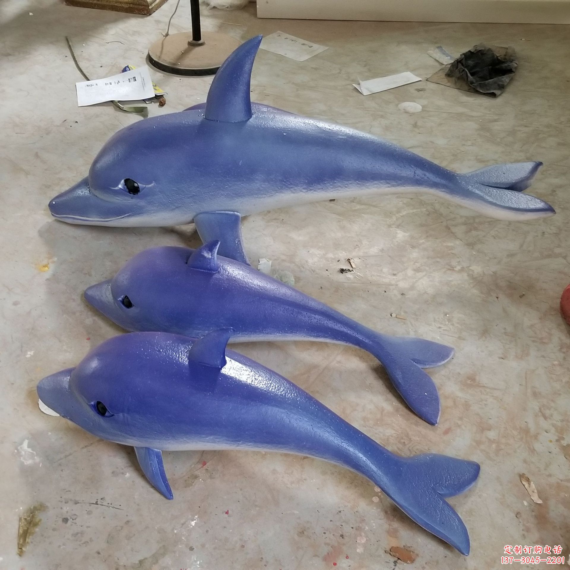 济南玻璃钢海豚雕塑