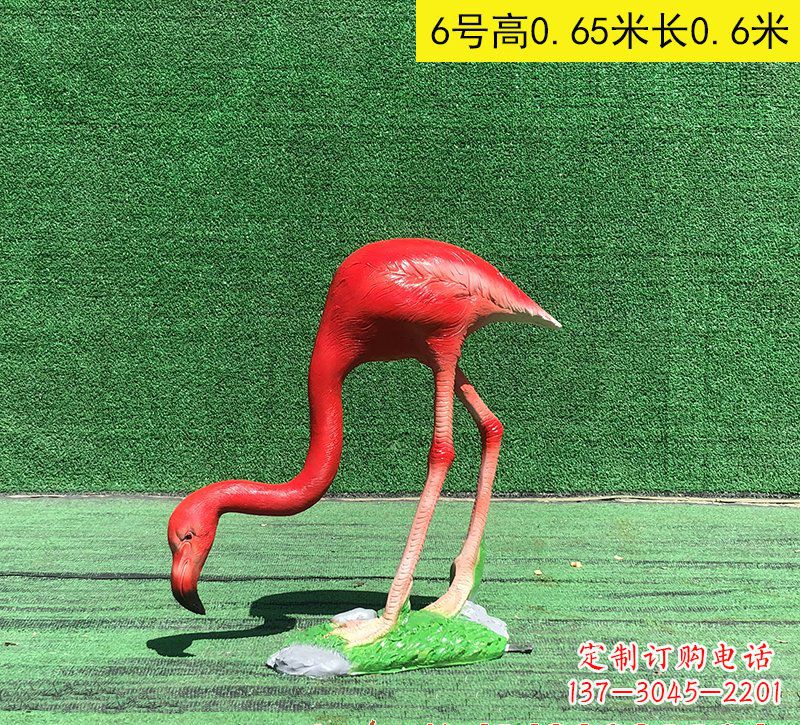济南精美玻璃钢火烈鸟雕塑