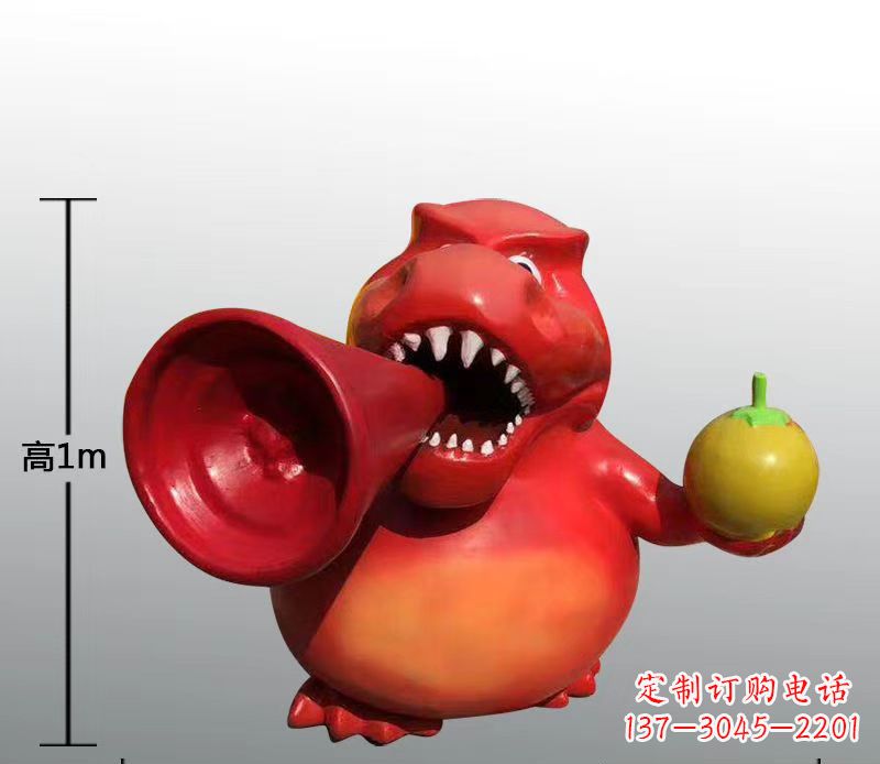 济南玻璃钢卡通仿真动物雕塑