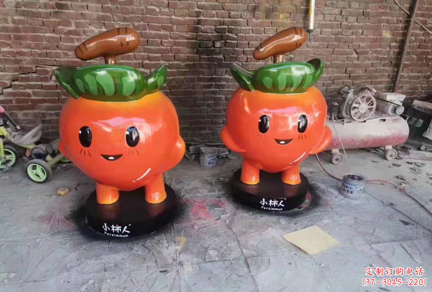 济南精致玻璃钢卡通蔬菜雕塑
