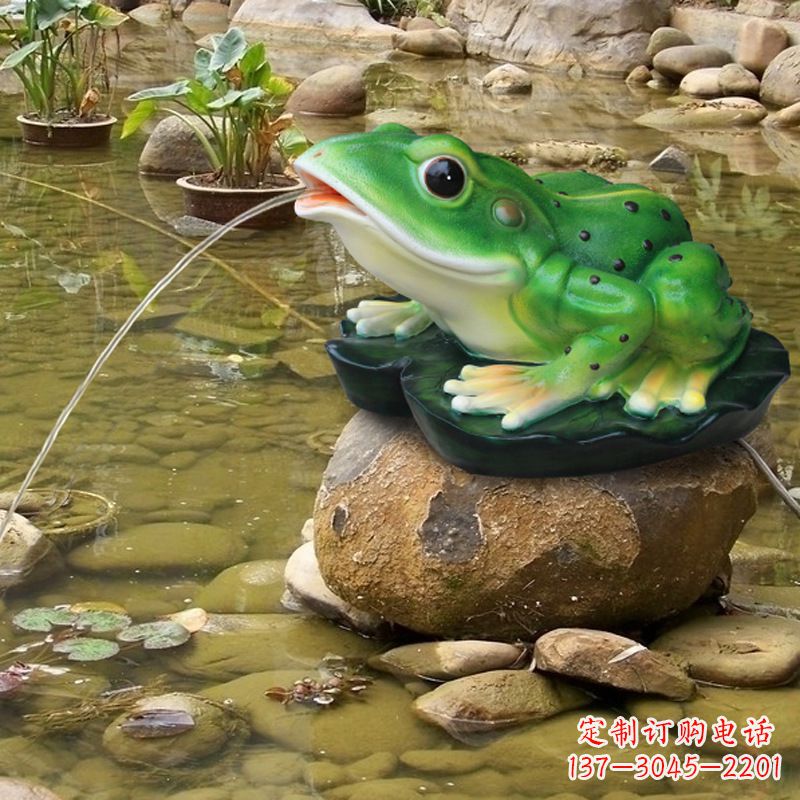 济南玻璃钢青蛙雕塑——艺术与自然的完美结合