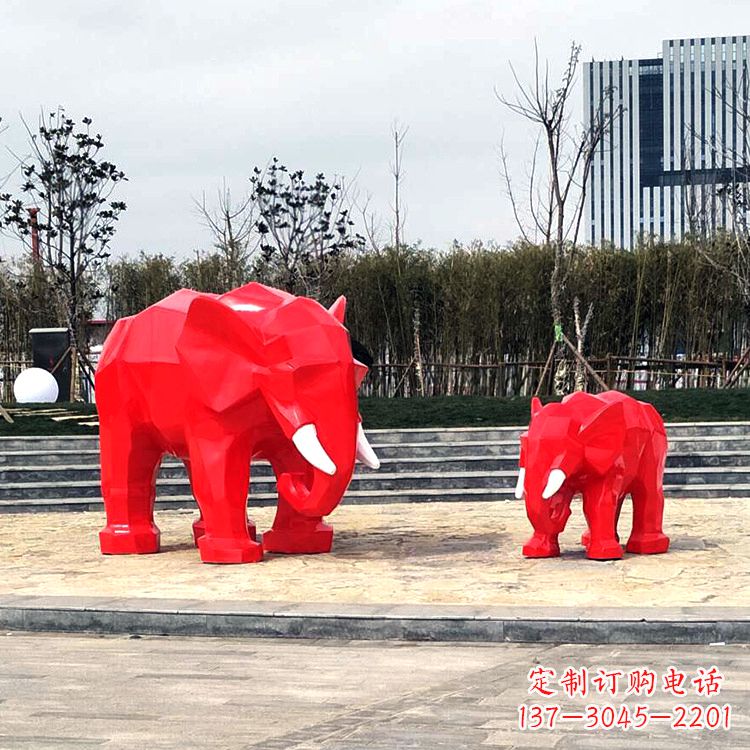 济南玻璃钢大象雕塑艺术之美
