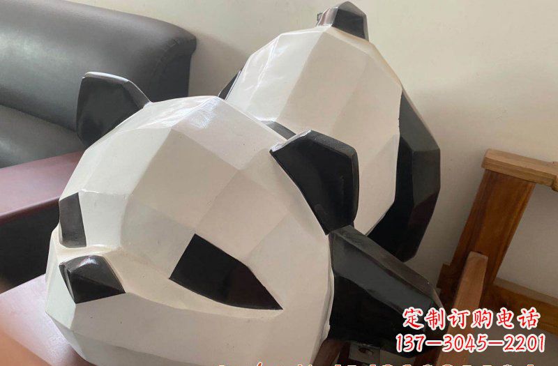 济南玻璃钢熊猫雕塑