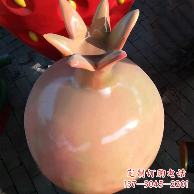 济南石榴雕塑绚丽多彩的艺术瑰宝