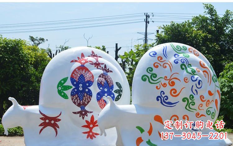 济南玻璃钢蜗牛一种精美的雕塑
