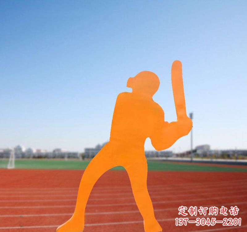 济南棒球运动人物雕塑传承棒球精神