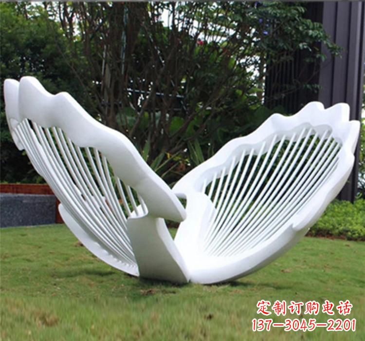 济南不锈钢贝壳雕塑艺术精品