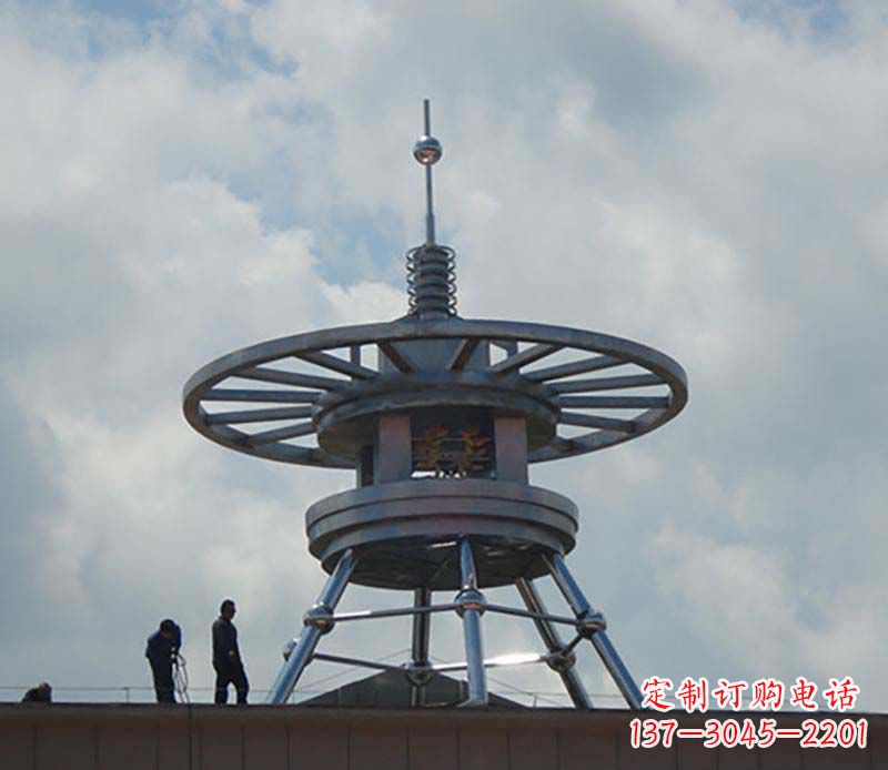 济南不锈钢避雷针景观雕塑——安全防护与美丽结合