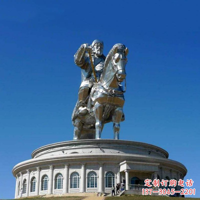 济南不锈钢成吉思汗雕塑——一座引人入胜的大型雕塑