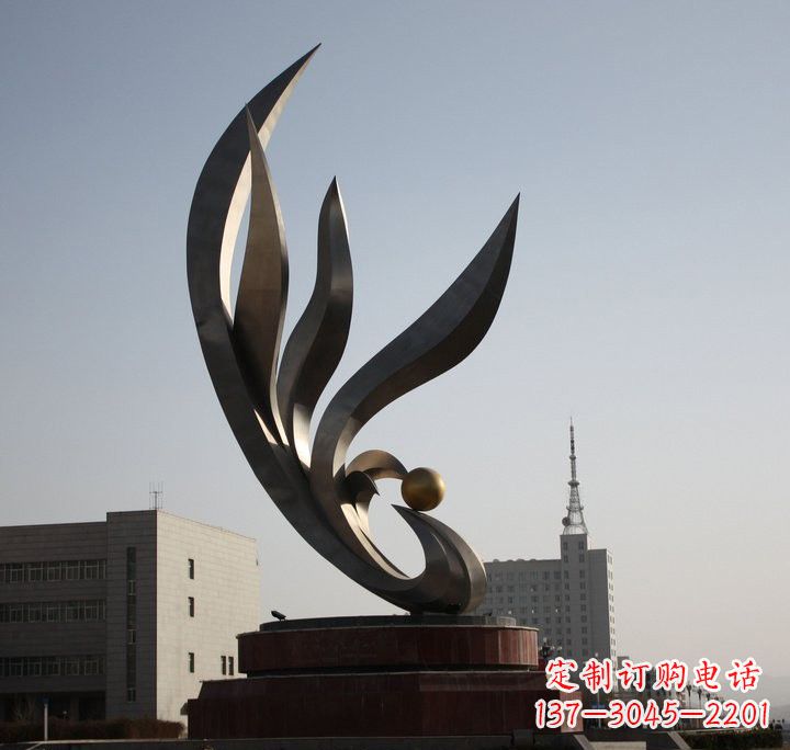 济南不锈钢凤凰雕塑传承凤凰文化的艺术精品