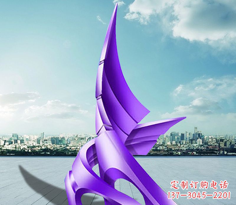 济南不锈钢船帆雕塑静谧的海洋美景