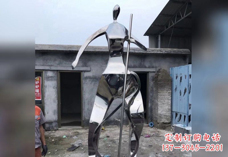 济南精致的不锈钢大提琴雕塑