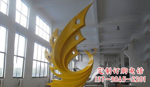 济南不锈钢凤凰雕塑——给生活添彩