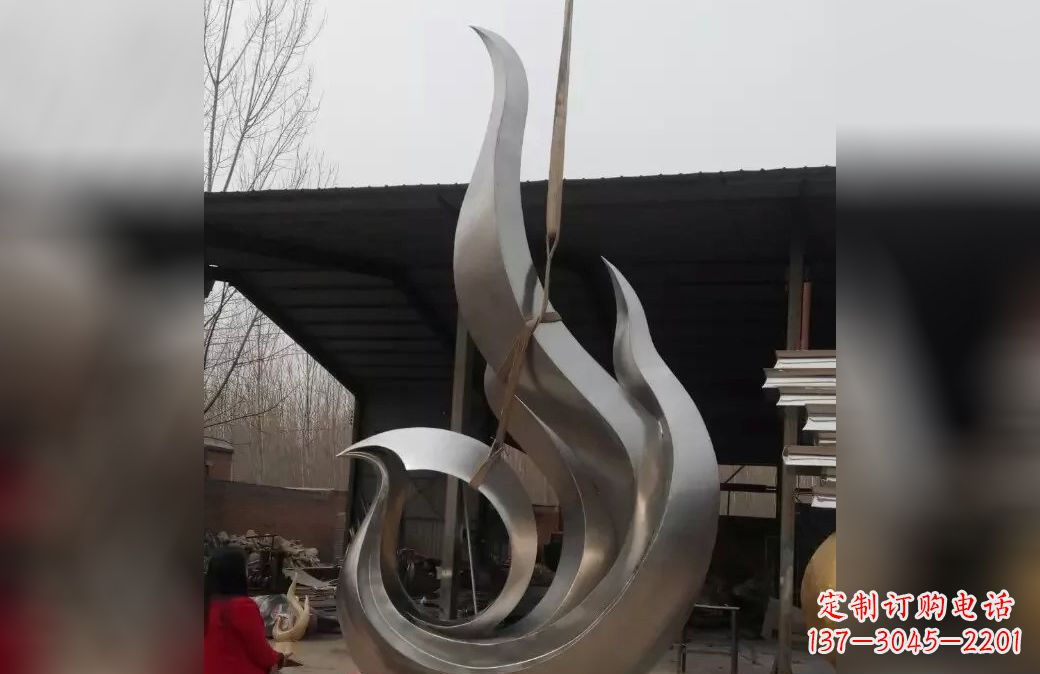 济南精美不锈钢凤凰雕塑