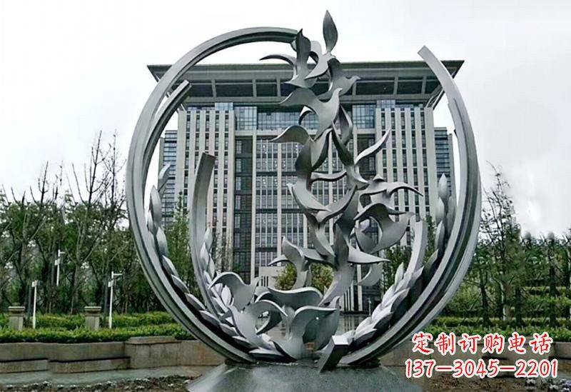 济南不锈钢和平鸽雕塑