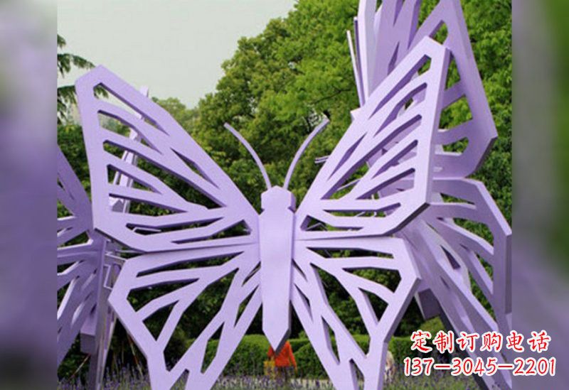 济南不锈钢蝴蝶雕塑美丽永恒