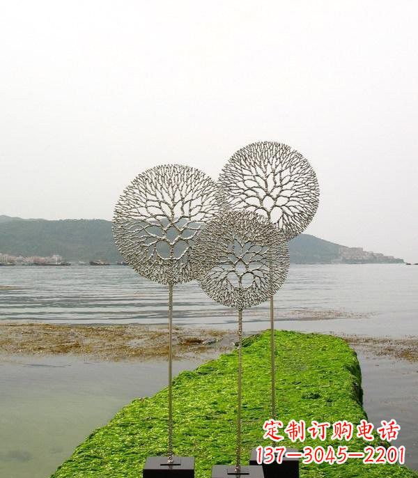 济南不锈钢蒲公英雕塑抽象美的象征