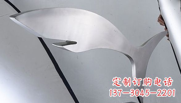 济南不锈钢鲨鱼雕塑艺术精品