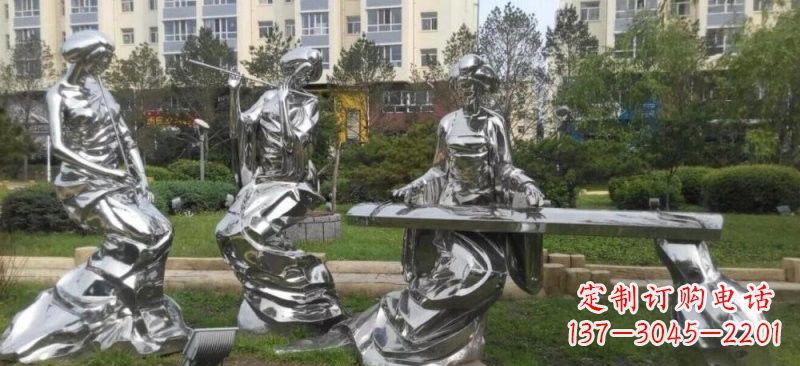 济南精致的不锈钢美女雕塑