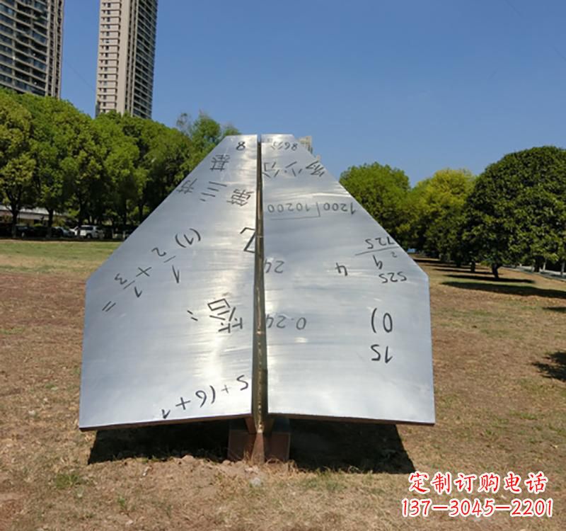济南不锈钢飞机雕塑传承艺术与科技的完美结合